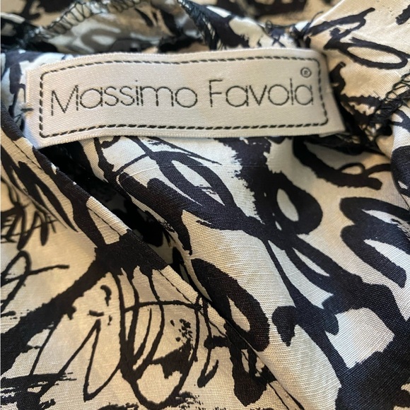 Massimo Favola 100% Silk Dress Made in Italy Size 12 - Picture 4 of 9